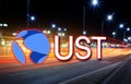 Concept image of UST stable coin