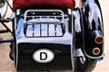 An image of a motorcycle sidecar Royalty Free Stock Photo