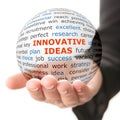 Concept of innovative ideas in business Royalty Free Stock Photo