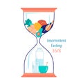 Concept for Intermittent Fasting16 8. The Hourglass symbolizing the principle of Intermittent fasting.