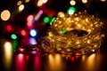 Keep Your Christmas Lights Tangle Free with a Compact Storage Reel.AI Generated