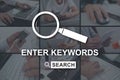 Concept of keywords search