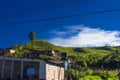 Colombian landscapes. Green mountains in Colombia, Latin America Royalty Free Stock Photo