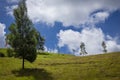 Colombian landscapes. Green mountains in Colombia, Latin America Royalty Free Stock Photo