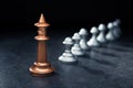 Leadership and power in the form of a chess king