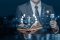 Concept of legal services in the city Royalty Free Stock Photo