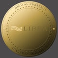 Concept of Libra new digital Cryptocurrency currency coin