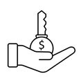 Concept  Line Style vector icon which can easily modify or edit Royalty Free Stock Photo