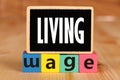 Living Wage in Canada. Royalty Free Stock Photo