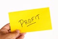 Low Profit envelope. Royalty Free Stock Photo