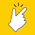 concept make flicking fingers. snap of the fingers icon. linear trend simple okey easy symbol