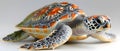 Marine Turtle Plight: A Minimalist Ode to Ocean\'s Fragility. Concept Marine Life Conservation,