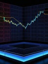 Market Equilibrium Abstract Depiction of Demand Supply and Price.AI Generated