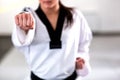 Concept of martial art as sport, taekwondo