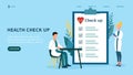 Concept of medical health check up