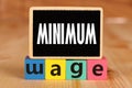 Minimum Wage in Canada. Royalty Free Stock Photo