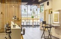 Concept of modern interior design for hairdressers and nail artists