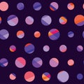 Concept modern polka dot seamless pattern