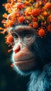 Dual exposure combines natural monkey presence with microscopic visualization of the virus