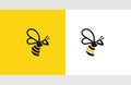 Honey Bee Logo Clipart icon
