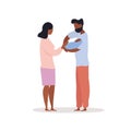 04 Couple holding their baby Royalty Free Stock Photo