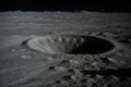 Mystical Beauty Exploring the Intricate Lunar Surface Craters.AI Generated Royalty Free Stock Photo