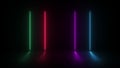 Concept 41-N1 Abstract Neon Lights Animation