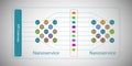 Concept of nano-service and server less architecture