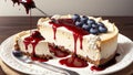 National Cheesecake Day A Creamy Delight.AI Generated