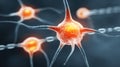 Concept of neurogenesis showing brain cell development and cognitive growth Royalty Free Stock Photo