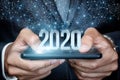 Concept of a new 2020 business year