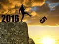 Concept New Year 2016 Royalty Free Stock Photo