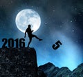 Concept New Year 2016 Royalty Free Stock Photo