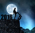 Concept New Year 2016 Royalty Free Stock Photo