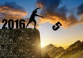 Concept New Year 2016 Royalty Free Stock Photo