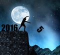Concept New Year 2016 Royalty Free Stock Photo
