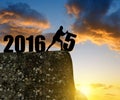 Concept New Year 2016 Royalty Free Stock Photo