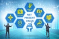 Concept of NPV - Net Present Value Royalty Free Stock Photo