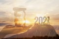 The concept of the onset of the New Year 2024