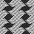 Optical Illusion art waves pattern Royalty Free Stock Photo