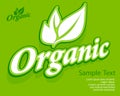 Concept organic banner