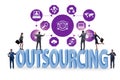 Concept of outsourcing in modern business