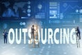 Concept of outsourcing in modern business