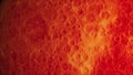 Concept 23-P1 Scenery of Realistic Blood Moon Surface from Space with Asteroid Impact Craters Royalty Free Stock Photo