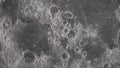 Concept 4-P1 Scenery of Realistic Moon Surface from Space with Asteroid Impact Craters Royalty Free Stock Photo