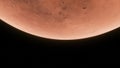 Concept 62-P1 View of the 3D Rendering Realistic Planet Mars Royalty Free Stock Photo