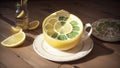 Paper Tang Celebrating National Lemon Juice Day with a Three Dimensional Lemonade Concentr.AI Generated