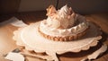 From Paper to Peach Perfection Celebrating National Peach Pie Day with a Cutting Board Pap.AI Generated