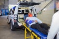 Concept paramedics rescue drill Royalty Free Stock Photo