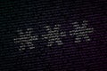 Concept of password-protected data and information security